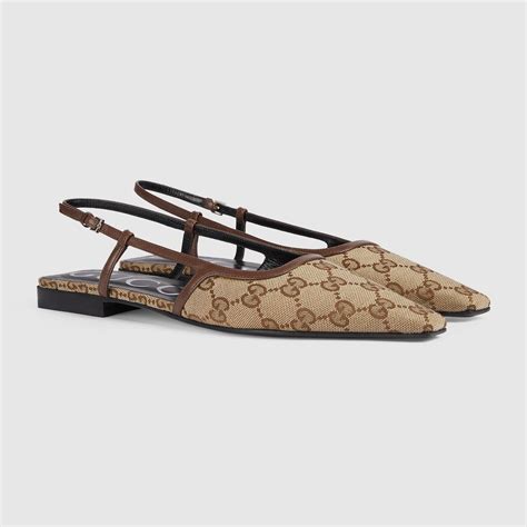 gucci women's flat shoes|Gucci slingback ballet flat.